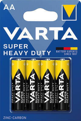 Bat.Varta Super Heavy duty bl. R6/4,AA