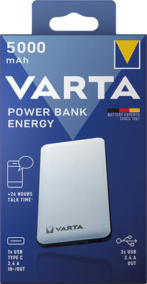 Powerbank Varta Energy 5000mAh (RP 2,90 Kč)