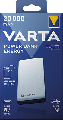 Powerbank Varta Energy 20000mAh (RP 2,90 Kč)