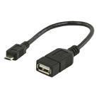 USB 2.0 A - micro B OTG datový kabel 0.20 m
