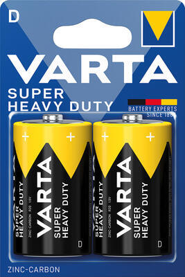 Bat.Varta Super Heavy duty bl. R20/2,D