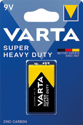 Bat.Varta Super Heavy duty bl. 9V