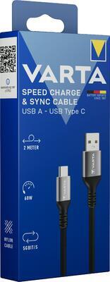 Nab.kabel Varta Speed Charge USB A-C (RP 2,90 Kč)