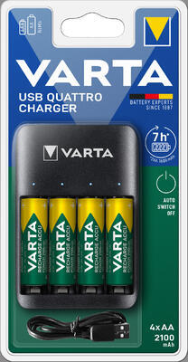 Nab.Varta Quattro USB 4AA 2100mAh (RP 2,90 Kč)
