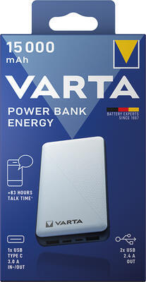 Powerbank Varta Energy 15000mAh (RP 2,90 Kč)